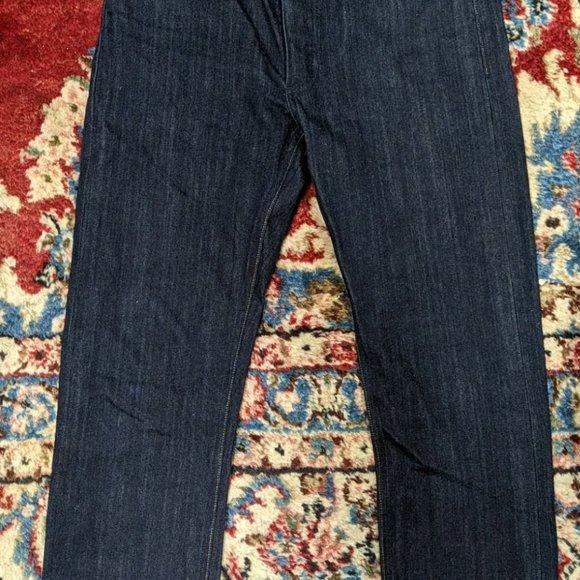 Left Field NYC Greaser Indigo Jeans Denim Tag Size 33 32 Selvedge - Picture 5 of 5